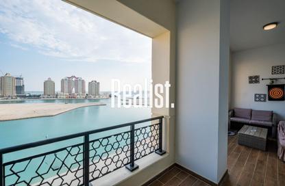 Apartment - 2 Bedrooms - 4 Bathrooms for sale in Viva West - Viva Bahriyah - The Pearl Island - Doha