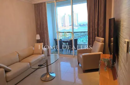 Apartment - 1 Bedroom - 1 Bathroom for rent in Viva West - Viva Bahriyah - The Pearl Island - Doha