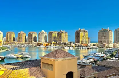 Apartment - 1 Bedroom - 2 Bathrooms for rent in One Porto Arabia - Porto Arabia - The Pearl Island - Doha