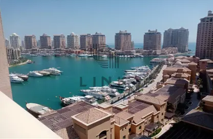 Apartment - 1 Bedroom - 2 Bathrooms for rent in East Porto Drive - Porto Arabia - The Pearl Island - Doha