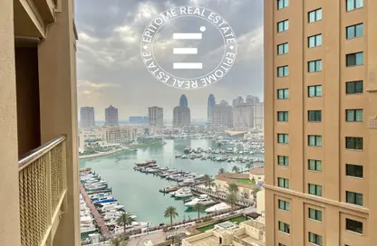 Apartment - 1 Bedroom - 2 Bathrooms for rent in East Porto Drive - Porto Arabia - The Pearl Island - Doha