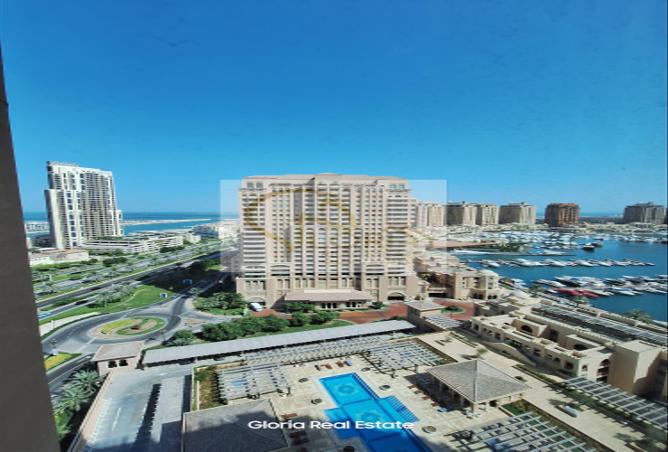 Apartment - 1 Bedroom - 2 Bathrooms for rent in East Porto Drive - Porto Arabia - The Pearl Island - Doha