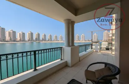 Townhouse - 2 Bedrooms - 3 Bathrooms for rent in Viva West - Viva Bahriyah - The Pearl Island - Doha