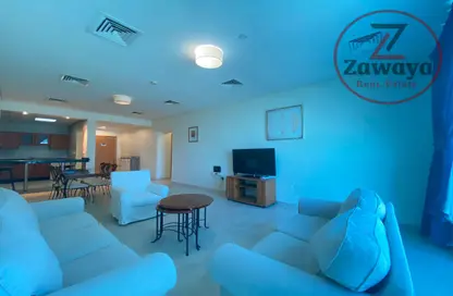 Apartment - 2 Bedrooms - 4 Bathrooms for rent in Zig Zag Tower B - Zig Zag Towers - West Bay - Doha