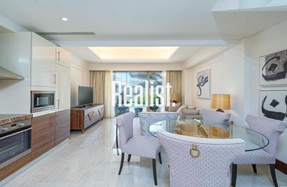 تاون هاوس - غرفة نوم - 2 حمامات للايجار في The St. Regis Marsa Arabia Island - Marsa Arabia - جزيرة اللؤلؤة - الدوحة