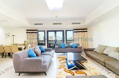 Apartment - 3 Bedrooms - 4 Bathrooms for rent in East Porto Drive - Porto Arabia - The Pearl Island - Doha