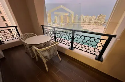 Apartment - 1 Bedroom - 2 Bathrooms for rent in Viva West - Viva Bahriyah - The Pearl Island - Doha