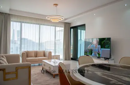 Apartment - 1 Bedroom - 2 Bathrooms for rent in Marina District - Lusail