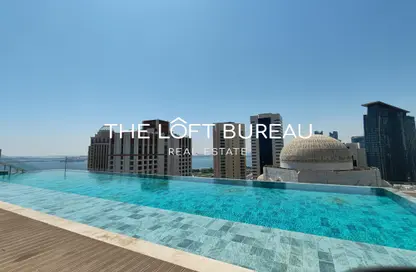 Apartment - 2 Bedrooms - 3 Bathrooms for rent in City Center Towers - West Bay - Doha