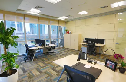 Office Space - Studio - 2 Bathrooms for rent in Tower 2 - The Gate Mall - West Bay - Doha