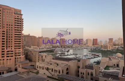 Apartment - 2 Bedrooms - 3 Bathrooms for rent in East Porto Drive - Porto Arabia - The Pearl Island - Doha