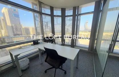 Office Space - Studio - 4 Bathrooms for rent in Burj Al Marina - Marina District - Lusail