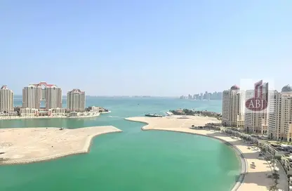 Apartment - 7 Bedrooms for rent in Al Mutahidah Tower - Viva Bahriyah - The Pearl Island - Doha