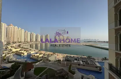 Apartment - 3 Bedrooms - 5 Bathrooms for rent in Viva Central - Viva Bahriyah - The Pearl Island - Doha