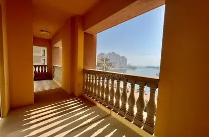 Apartment - 3 Bedrooms - 3 Bathrooms for rent in Viva West - Viva Bahriyah - The Pearl Island - Doha