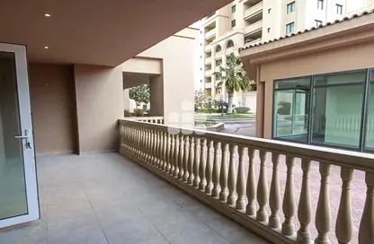 Balcony image for: Apartment - 2 Bedrooms - 3 Bathrooms for sale in Tower 8 - Porto Arabia - The Pearl Island - Doha, Image 1