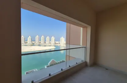 Apartment - 1 Bathroom for rent in Al Mutahidah Tower - Viva Bahriyah - The Pearl Island - Doha