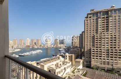 Apartment - 2 Bedrooms - 3 Bathrooms for sale in West Porto Drive - Porto Arabia - The Pearl Island - Doha