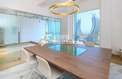 Office Space - Studio - 2 Bathrooms for rent in Lusail Residence - Marina District - Lusail