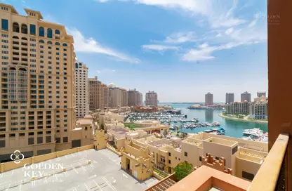 Apartment - 1 Bedroom - 2 Bathrooms for rent in East Porto Drive - Porto Arabia - The Pearl Island - Doha