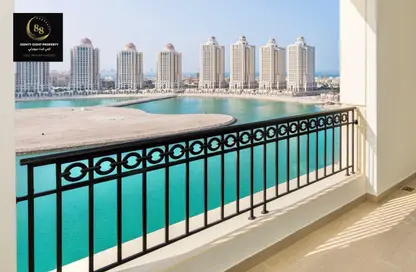 Apartment - 1 Bedroom - 2 Bathrooms for rent in Viva West - Viva Bahriyah - The Pearl Island - Doha