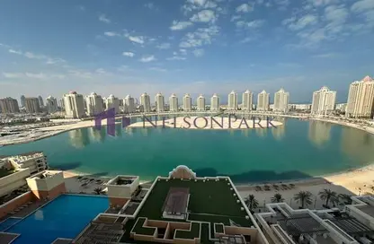 Apartment - 3 Bedrooms - 4 Bathrooms for rent in Al Mutahidah Tower - Viva Bahriyah - The Pearl Island - Doha