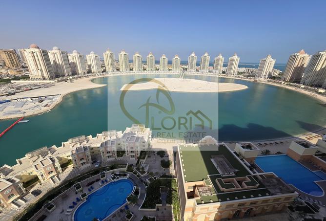 Apartment - 2 Bedrooms - 3 Bathrooms for rent in Viva West - Viva Bahriyah - The Pearl Island - Doha