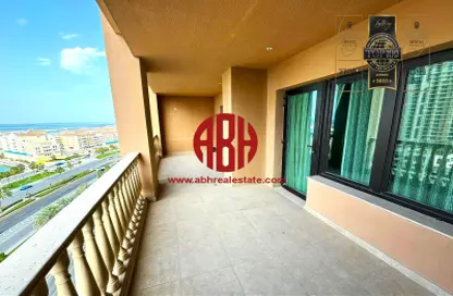 Apartment - 2 Bedrooms - 3 Bathrooms for rent in Tuscan Tower - Porto Arabia - The Pearl Island - Doha