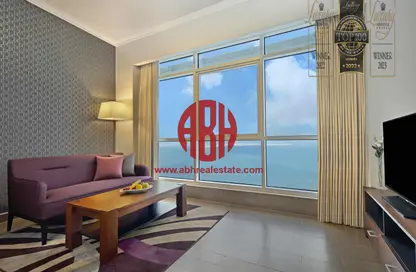 Apartment - Studio - 1 Bathroom for rent in Golden Bay Tower - West Bay - West Bay - Doha