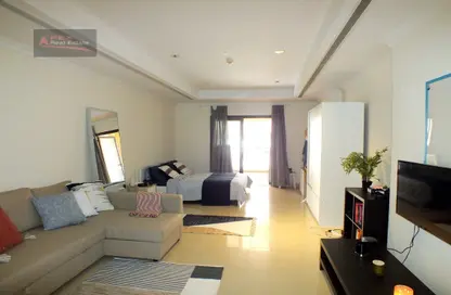 Apartment - 1 Bathroom for rent in Tower 13 - Porto Arabia - The Pearl Island - Doha