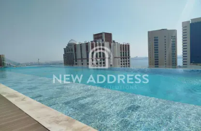 Apartment - 3 Bedrooms - 4 Bathrooms for rent in Al Maha Tower - West Bay - West Bay - Doha