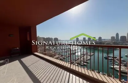 Apartment - 2 Bedrooms - 2 Bathrooms for rent in East Porto Drive - Porto Arabia - The Pearl Island - Doha