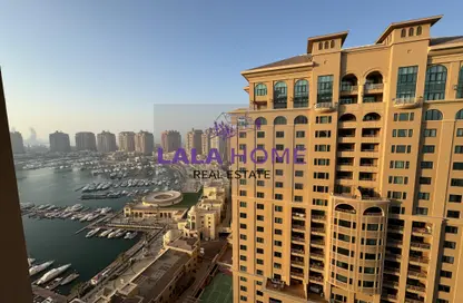 Apartment - 2 Bedrooms - 2 Bathrooms for rent in East Porto Drive - Porto Arabia - The Pearl Island - Doha