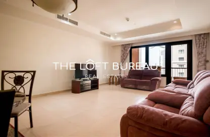 Apartment - 2 Bedrooms - 3 Bathrooms for sale in West Porto Drive - Porto Arabia - The Pearl Island - Doha