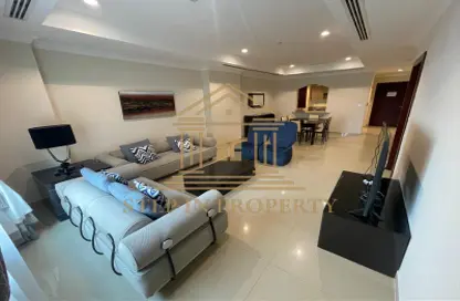 Apartment - 1 Bedroom - 2 Bathrooms for rent in East Porto Drive - Porto Arabia - The Pearl Island - Doha