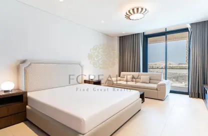 Apartment - 1 Bathroom for rent in Lusail City - Lusail