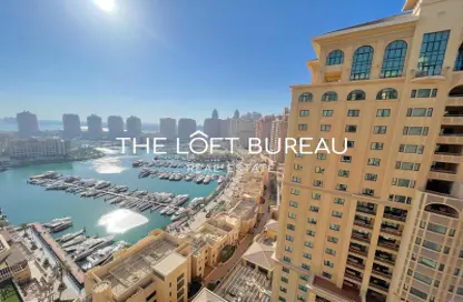 Apartment - 2 Bedrooms - 2 Bathrooms for sale in West Porto Drive - Porto Arabia - The Pearl Island - Doha