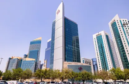 Office Space - Studio - 2 Bathrooms for rent in Commercial Bank Plaza - West Bay - West Bay - Doha