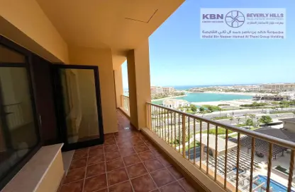 Apartment - 1 Bedroom - 2 Bathrooms for rent in Tower 15 - Porto Arabia - The Pearl Island - Doha