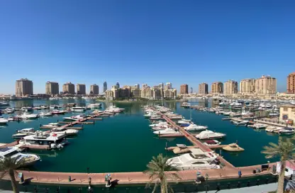 Apartment - 1 Bedroom - 2 Bathrooms for rent in West Porto Drive - Porto Arabia - The Pearl Island - Doha