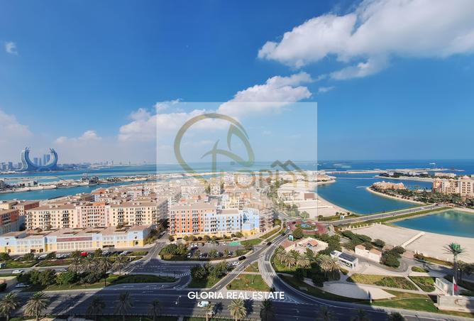 Apartment - 1 Bathroom for sale in West Porto Drive - Porto Arabia - The Pearl Island - Doha