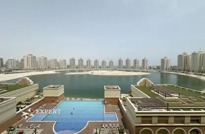 Apartment - 1 Bathroom for rent in Viva West - Viva Bahriyah - The Pearl Island - Doha