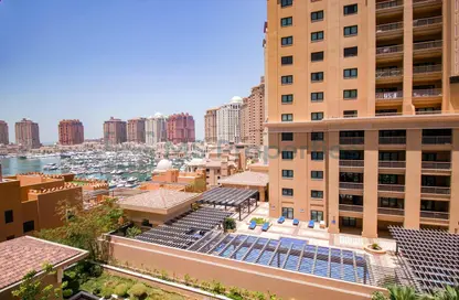 Apartment - 1 Bedroom - 2 Bathrooms for sale in East Porto Drive - Porto Arabia - The Pearl Island - Doha