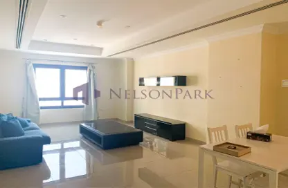 Apartment - 1 Bedroom - 2 Bathrooms for rent in Tower 28 - Porto Arabia - The Pearl Island - Doha