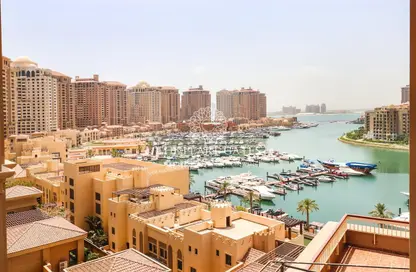 Apartment - 1 Bedroom - 2 Bathrooms for rent in East Porto Drive - Porto Arabia - The Pearl Island - Doha