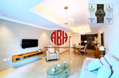 Apartment - 1 Bedroom - 2 Bathrooms for rent in Tower 21 - Viva Bahriyah - The Pearl Island - Doha