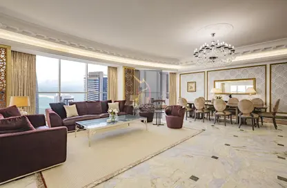 Apartment - 4 Bedrooms - 4 Bathrooms for rent in Dusit Hotel  and  Suites Doha - Diplomatic Street - West Bay - Doha