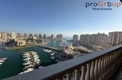 Apartment - 3 Bedrooms - 4 Bathrooms for rent in East Porto Drive - Porto Arabia - The Pearl Island - Doha