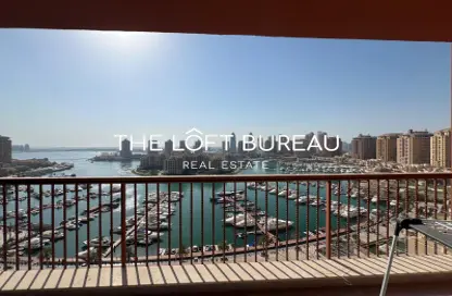 Apartment - 2 Bedrooms - 3 Bathrooms for rent in East Porto Drive - Porto Arabia - The Pearl Island - Doha