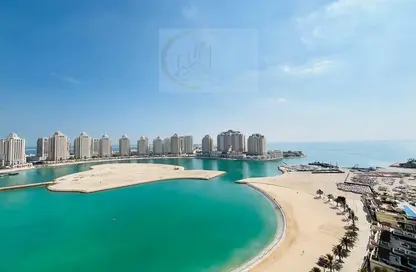 Apartment - 2 Bedrooms - 3 Bathrooms for rent in Viva West - Viva Bahriyah - The Pearl Island - Doha